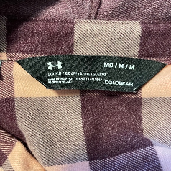 Women’s Under Armour Hooded Button Down Top - Picture 3 of 3